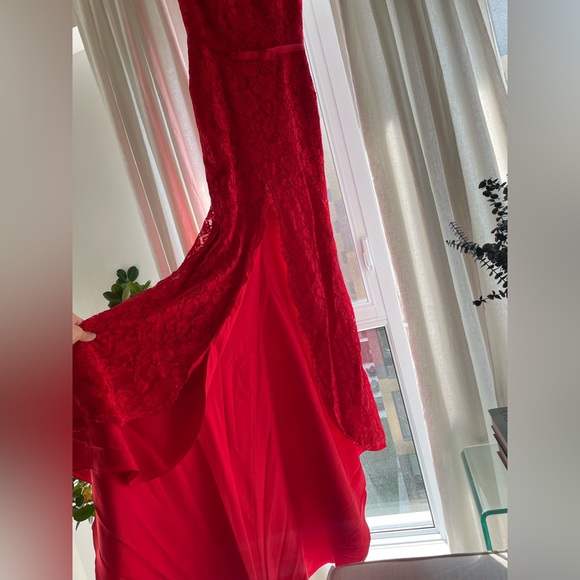 PRONOVIAS Barcelona- red cocktail gown - Picture 6 of 7